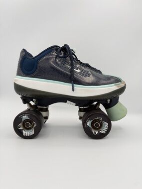 Vintage Nike Beachcombers Rollerskates Blue Glitter Retro Y2K 7